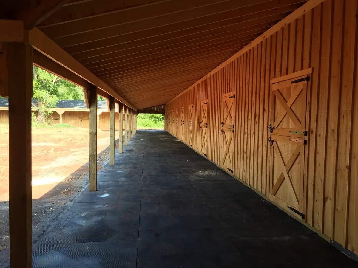 UShaped Horse Barns Carolina Storage Solutions
